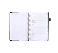 Organizer per password formato A6, quaderno indicizzato con linguette laminate, 56 pagine per oltre 380 voci, carta da 100 g/m² a prova di inchiostro, per la sicurezza digitale, l'uso