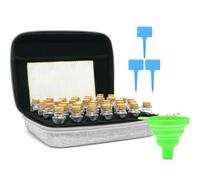 Organizer per piantine con 40 scomparti | Organizer per piantine stabile con 40 bottiglie di e imbuto per fiori