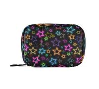 Organizer per pillole con stelle al neon con scomparti staccabili, organizer da viaggio