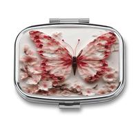 Organizer per pillole da viaggio, portatile, impermeabile, per uso quotidiano, piccolo contenitore per medicine, vitamine, olio di pesce, merluzzo, olio di fegato, tappi per le orecchie