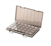 Organizer per pillole settimanale, 3 scatole portapillole per medicinali, leggera, robusta e compatta da viaggio, per casa, ufficio o viaggi, 4 per uso quotidiano