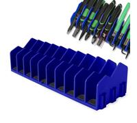 Organizer per pinze per 10 attrezzi con base in gomma antiscivolo, organizer compatto per attrezzi per studio, fabbrica, spazio attrezzi