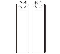 Organizer per promemoria da scrivania, lavagna per computer per studio, supporto in acrilico a forma di gatto, accessorio per appunti adesivi, utile per dormitorio, aiuto per insegnanti e studenti