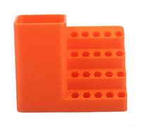 Organizer per punte per cacciavite, design a 50 fori per un rapido accesso a punte da trapano e strumenti a gambo esagonale in officina o garage, 140 x 80 mm (20 fori)