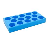 Organizer per punte per fresa, con fori multipli per trapano, cacciavite, porta attrezzi per scatola e cassetto, soluzione di conservazione, scatola tecnica