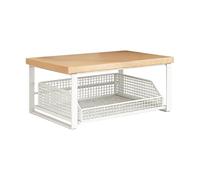 Organizer Per Rack Per Microonde - Organizzatore Per Bancone Da Cucina Resistente, Ripiano A Doppio Strato, Porta Bustine Di Tè Per Casa, Dormitorio, Appartamento, Bar, Cucina, Donne, Uomini, Adolesce