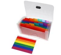 Organizer per ricevute A6 con 13 tasche piccola cartella a fisarmonica A6 Mini organizer per file a fisarmonica Espandibile Cartella di file per piccole imprese Organizzatore di coupon Check