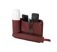 Organizer per riempire gli spazi del sedile dell'auto lato conducente rosso vino