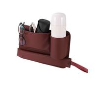 Organizer per riempire gli spazi del sedile dell'auto lato passeggero rosso vino