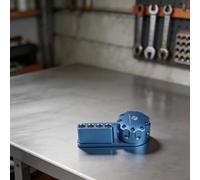 Organizer per riparazioni di precisione con supporto magnetico per cacciaviti, rack a 13 fori, 4 aperture per pinzette e scanalature di classificazione dei rivetti