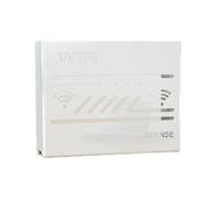 Organizer per router, montaggio a parete, design moderno cavo per dissipazione del calore, supporto multifunzione per televisori e accessori per la casa, colore bianco forte