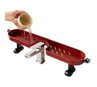 Organizer per rubinetto della cucina, senza fori, drenaggio a forma di U, per bagno, per piano di lavoro, casa, bagno, bottiglie di profumo, spazzolini da denti, detersivi