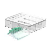 Organizer per sacchetti con chiusura a cerniera, porta sacchetti della spesa, organizer in , adatto per , l'organizzazione dei cassetti e la gestione degli involucri alimentari