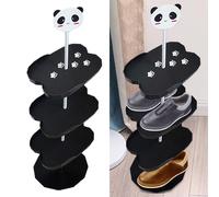 Organizer per scarpe in piedi per scarpiera per bambini a 4 strati per la