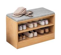 Organizer per scarpe per piccole unità - Scarpiera da 42 cm/60 cm con sedile - Panca per scarpe stretta per ingresso - Massimizza lo spazio ridotto con questa soluzione per riporre (Size:60CM,Color:A)