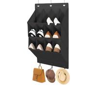 Organizer per scarpe per porta, con 12 tasche, da mettere sopra la porta, per appartamenti, camper, università, studenti, proprietari di abitazioni, camera da, dormitorio, ufficio, giocattoli