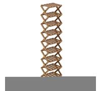 Organizer per scarpe - Scaffale pieghevole in legno a 10 livelli | Scarpiera da di grande capacità per risparmiare spazio, soggiorno, corridoio, ingresso, armadio/guardaroba, camera da ,