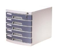 Organizer per schedari, cassetto in plastica multistrato con serratura, scatola portaoggetti da ufficio a 4 strati, archiviazione documenti da scrivania per forniture per ufficio