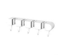 Organizer per scopa e mocio senza sforzo con design perforato, soluzione compatta per riporre oggetti da parete (D)
