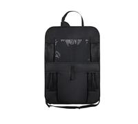 Organizer per sedile posteriore auto, antiurto, borsa da appendere, tasche in rete, protezione antisporco, universale per riporre il sedile posteriore dell'auto(Black-b)