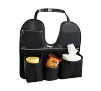 Organizer per sedile posteriore - con portabicchiere per tablet, tappetino per auto, per camion, SUV, camper, berlina, per veicoli, borsa per interno in tessuto e bottiglia d'acqua