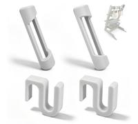 Organizer per seggiolone compatibile con Stokke Tripp Trapp Set di adattatori per cestello in rete compatibile con IKEA Trofast Box e 2 ganci per riporre accessori, adattatori 2 pezzi