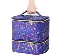 Organizer Per Smalti Per Unghie - Borsa Per Riporre 30 Bottiglie |Porta Smalto Portatile Con Divisori In Spugna | Robusto Organizer Con Manico Per Forniture Per Unghie, Vernici E, Ideale Per