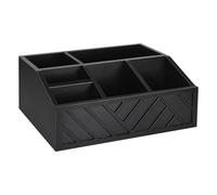 Organizer per stazioni di caffè per controsoffitti - Supporto per capsule in legno per piano di lavoro | Cesto organizer con scomparti di grande capacità, accessori da cucina per capsule e utensili