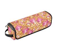 Organizer per strumenti per capelli 2 in 1 color oro rosa con tappetino in ferro, organizer portatile per ferri da stiro, piastre, arricciacapelli, organizer portatile que necesito para