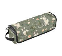 Organizer per strumenti per capelli 2 in 1 con cuscinetto resistente al calore, organizer rimovibile per accessori per lo styling dei capelli, organizer per ferri da stiro, piastra per capelli, ferro