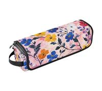 Organizer per strumenti per capelli 2 in 1 con tappetino rimovibile resistente al calore, custodia per il trasporto, organizer per arricciacapelli, piastra arricciacapelli, asciugacapelli piatto