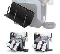 Organizer per tazze per Ninja Slushie FS301/FS300-3 in 1 tazze e coperchio in paglia, supporto laterale per accessori per macchine Ninja Slushie, tazza per granite con coperchi e cannucce