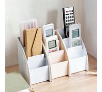 Organizer per telecomandi a 5 scomparti, adatto per TV/DVR/decoder, vassoio salvaspazio, adatto per soggiorno, ufficio domestico, camera da letto, può contenere telecomandi di varie dimensioni, occhia