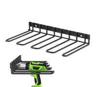 Organizer per trapano, organizer per utensili wireless, supporto per parete di perforazione wireless in ferro nero, 25 kg Garage Storage Power Tool Organizer, scaffale per utilità per marito elettrico