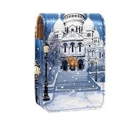 Organizer per trucco,custodia per rossetto per trucco per mini borsa da viaggio esterna,architettura città inverno parigi
