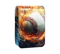 Organizer per trucco,custodia per rossetto per trucco per mini borsa da viaggio esterna,baseball nel fuoco e nell'acqua