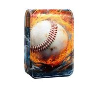 Organizer per trucco,custodia per rossetto per trucco per mini borsa da viaggio esterna,baseball nel fuoco e nell'acqua