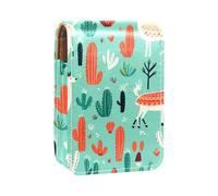 Organizer per trucco,custodia per rossetto per trucco per mini borsa da viaggio esterna,Lama del fumetto Deserto verde