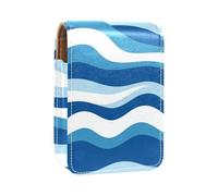 Organizer per trucco,custodia per rossetto per trucco per mini borsa da viaggio esterna,mare blu onda verde