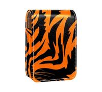 Organizer per trucco,custodia per rossetto per trucco per mini borsa da viaggio esterna,Modello astratto di struttura animale della zebra