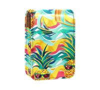 Organizer per trucco,custodia per rossetto per trucco per mini borsa da viaggio esterna,Occhiali da sole alla frutta e ananas