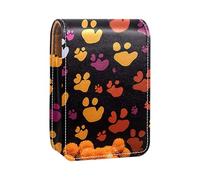 Organizer per trucco,custodia per rossetto per trucco per mini borsa da viaggio esterna,ossa e impronta della zampa
