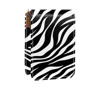 Organizer per trucco,custodia per rossetto per trucco per mini borsa da viaggio esterna,Stampa zebrata a righe animalier