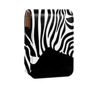 Organizer per trucco,custodia per rossetto per trucco per mini borsa da viaggio esterna,Stampa zebrata a righe animalier