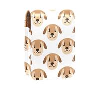 Organizer per trucco,custodia per rossetto per trucco per mini borsa da viaggio esterna,Stampe della zampa di cani svegli del fumetto