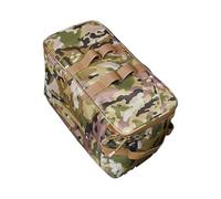 Organizer per utensili da campeggio, impermeabile, grande borsa portatile con cerniera, per posate resistente, porta utensili da cucina multifunzione, utensile da viaggio leggero, Multicolore