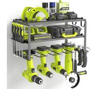 Organizer Per Utensili Elettrici Supporto da Parete Per Trapano Per 4 Utensili R