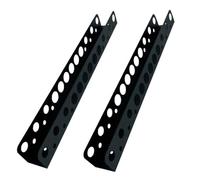 Organizer per utensili per cacciaviti - Rastrelliera in metallo da 2 pezzi, fori e slot multipli, stoccaggio galleggiante per carichi pesanti | Pratico espositivo per officina cacciaviti pinze