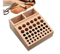 Organizer per utensili | Supporto in legno con fessure per timbratura e punzonatura, supporto per utensili da trapano - per uomini famiglia amici e uso interno in casa e