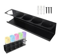 Organizer per vernici spray, robusto organizer per bottiglie di vernice, con 5 fori, organizer per bombolette spray in acciaio, organizer per aerosol e organizzatore, supporto per bottiglie spray
